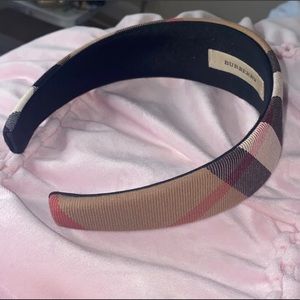 NWOT burberry headband nova check hairband